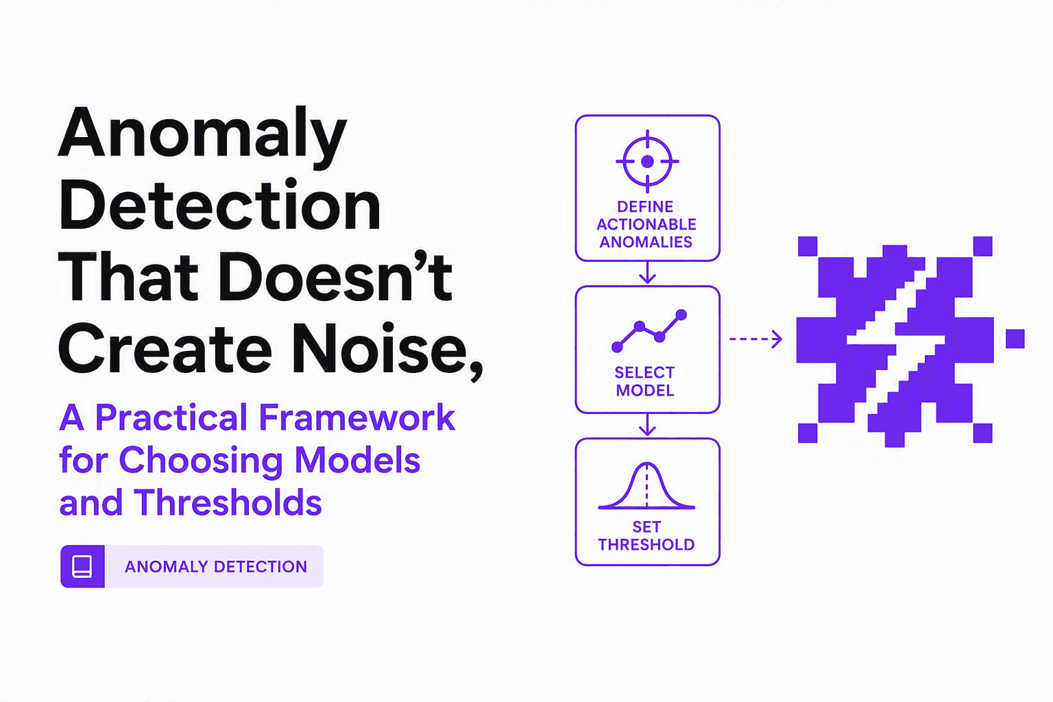 Anomaly Detection That Doesn’t Create Noise, A Practical Framework for Choosing Models and Thresholds