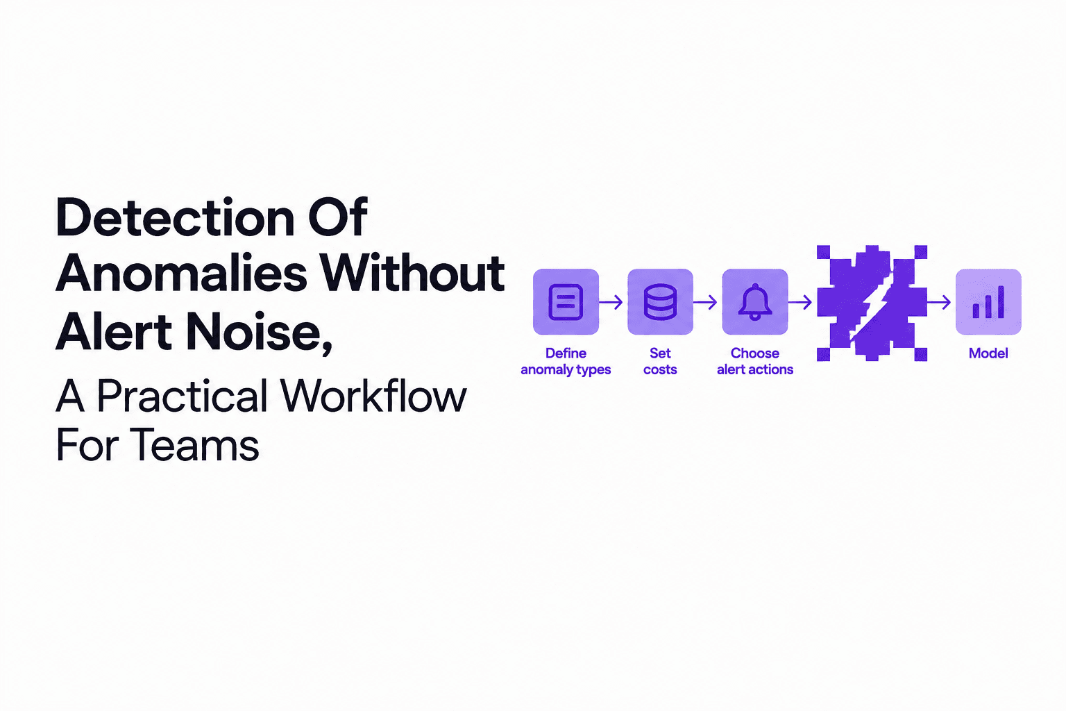 Detection Of Anomalies Without Alert Noise, A Practical Workflow For Teams