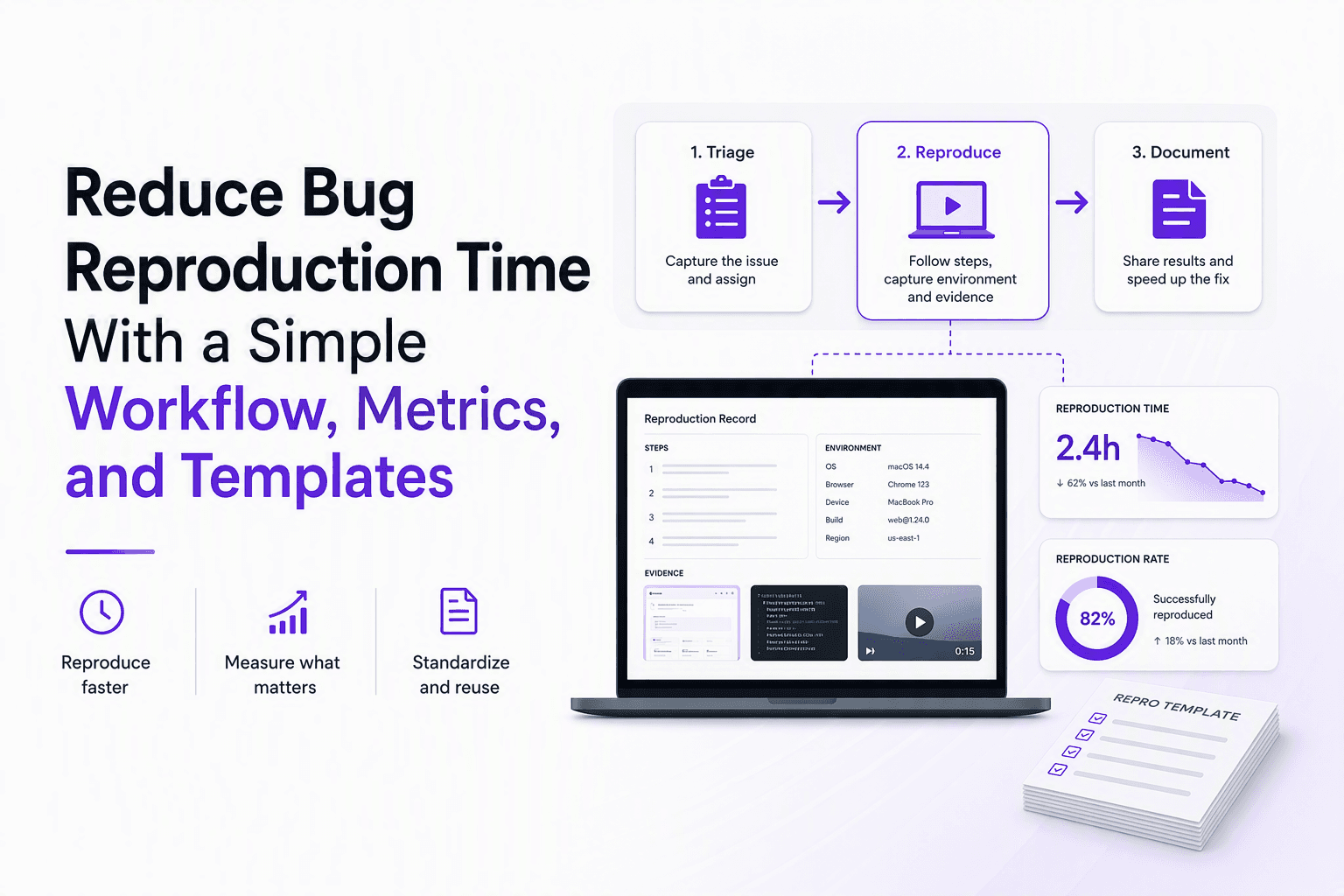 Reduce Bug Reproduction Time With a Simple Workflow, Metrics, and Templates